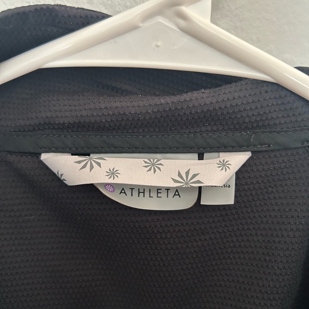 Athleta Jammin run performance jacket black. Size… - image 2